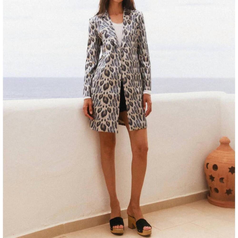 NEW CATHERINE GEE lexi car coat in new leopard